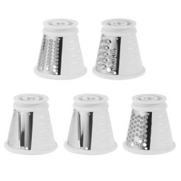 Set 5 accesorii pentru razatoare Teesa TSA3020, conuri pentru feliere si razuire