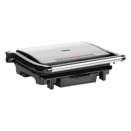 Grill electric pentru panini Teesa 1500W, placi striate antiaderente, inox