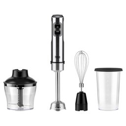 Set blender de mana Teesa 1200W cu tocator, tel si cana gradata 800 ml