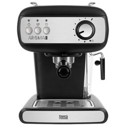 Espressor manual Teesa 15 bar, 850W, cu spumare lapte si rezervor 1,2 L