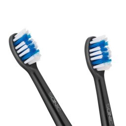 Rezerve hard Teesa Sonic Black, 2 bucati – capete pentru periuta sonic