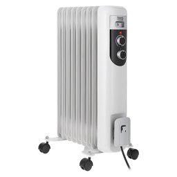 Radiator cu ulei Teesa 2000W, 9 elementi, 3 trepte si termostat reglabil