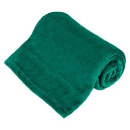 Patura fleece polar verde Teesa 150x200 cm, moale, 220 g/m², OEKO-TEX