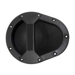 Maner din plastic pentru boxa, tip încastrat, 23 x 19 cm, negru