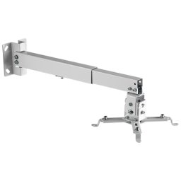 Suport reglabil pentru proiector de perete/tavan Cabletech, 20 kg, argintiu