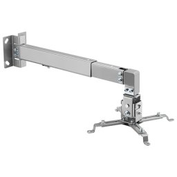 Suport de perete reglabil pentru proiector/retroproiector, 10 kg, gri