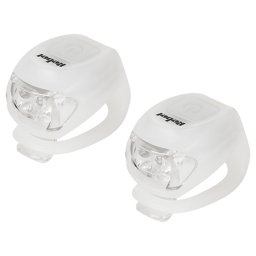 Set lumini bicicleta Rebel din silicon, LED fata/spate, 2 moduri