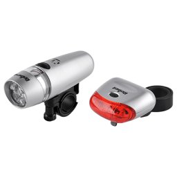 Set lumini LED fata si spate pentru bicicleta Rebel, rezistente la apa