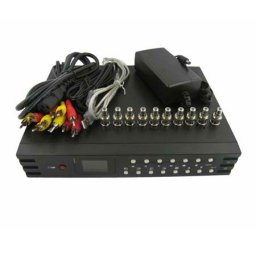 DVR 4 canale cu cabluri pentru supraveghere video, PAL/NTSC, 12V