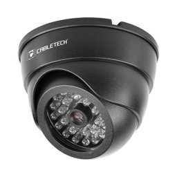 Camera dummy Cabletech DK-3 tip dome, cu LED, pentru descurajare