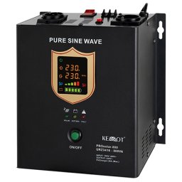 Invertor solar cu unda sinus pura 800VA (500W) 12V Kemot ProSolar-800