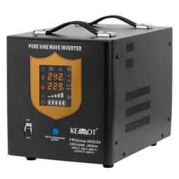 UPS cu sinus pur Kemot 2600VA/1800W, 24V, pentru centrale si echipamente sensibile