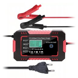 Redresor automat baterie auto 12V 6A cu LCD, mod iarna/vara si regenerare