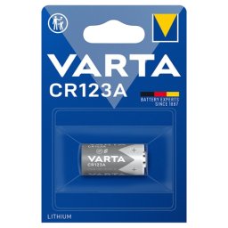 Baterie litiu Varta CR123A 3V, blister 1 bucata pentru camere si alarme