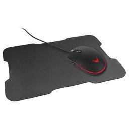 Set mouse gaming Varr 3200 DPI cu mousepad pentru control precis