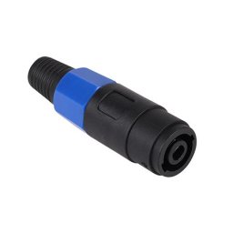 Mufa SpeakON mama pentru montaj pe fir, conector audio robust pentru boxe