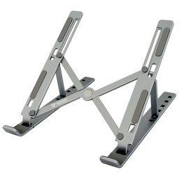 Suport metalic universal pliabil pentru laptop Yenkee, 15,6 inch, 6 niveluri
