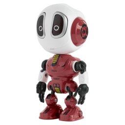 Robot Rebel Voice rosu cu microfon, repeta cuvinte si sunete, compact
