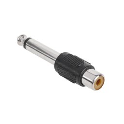 Adaptor audio jack 6.3 mm mono la RCA mama pentru conectare rapida
