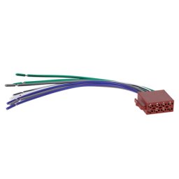 Conector ISO tata cu fire pentru radio auto, montaj rapid