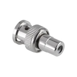Adaptor BNC tata la RCA mama, conector metalic pentru CCTV si audio-video