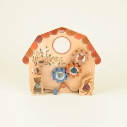 Casuta din lemn cu activitati, Egmont Toys