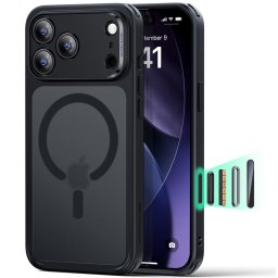 Husa silicon iPhone 17 Pro Max ESR - Classic Hybrid HaloLock Frosted Black