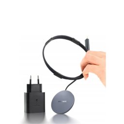 SAMSUNG EP-P2900TBEG Wireless stație încărcare 15W USB-C 45W cu încărcător închis gri