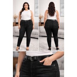 Blugi Momfit Negru