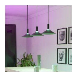 Eglo 902184 - Pendul suspendat pe cablu LED RGBW cu dimmer CONOMAVILLA-Z, 3xLED/7,5W/230V, negru