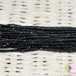 Sirag hematit pietre micro fatetate 2mm, 33cm