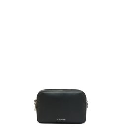 CALVIN KLEIN Geantă mică Webbing Double Strap LV04F3165G YIP ck black / shiny nickel