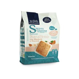 Biscuiti cu hrisca migdale si alune fara gluten 250 grame Sottolestelle