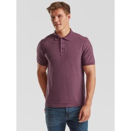 Polo iconic pentru bărbați din Burgundia 6304400 Friut of the Loom
