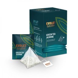 Evolet Selection Green Tea Jasmin ceai piramida 25 buc