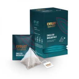 Evolet Selection English Breakfast ceai piramida 25 buc