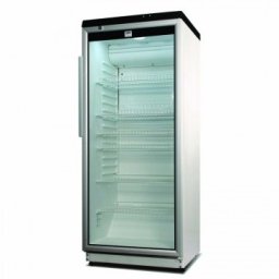Frigider vitrină profesionala Beko ADN 203/2 BP, cu ușă din sticlă, 6 rafturi reglabile, dimensiuni 173x60cm, cu roți