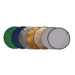 Blenda rotunda 7in1 gold silver difuzie alb sunfire albastru verde 60cm