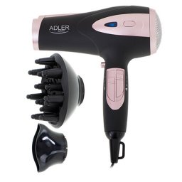 Uscator de par Adler AD 2248B negru/auriu 2400 w