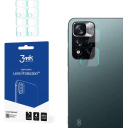 Folie de protecție cameră 3MK pentru Xiaomi Redmi Note 11 Pro 5G / Pro+ 5G - set 4 buc.