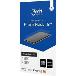 Folie protectie ecran 3mk FlexibleGlass Lite pentru Motorola Defy 2021, Transparenta