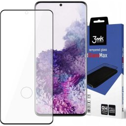 Szkło 3mk HardGlass Max czytnik linii do Samsung Galaxy S20 Black uniwersalny