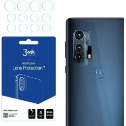 Folie de protecție cameră Edge Plus 3mk Lens Protection, Set 4 bucăți Motorola STICLĂ