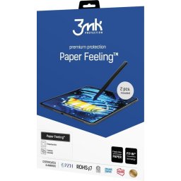 Set 2x Folie protectie ecran 3mk PaperFeeling pentru Apple iPad Air 2 9.7", Textura Hartie, Mata