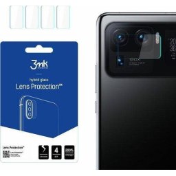 Protectie camera foto 3mk Lens Protect pentru Xiaomi Mi 11 Ultra 5G, Sticla hibrida 7H