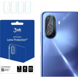 Szkło hybrydowe na obiektyw aparatu 3MK Lens Protection Huawei Nova Y70 [4 PACK]