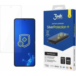 Folie protectie ecran 3mk SilverProtection+ antimicrobiana (Montaj umed) pentru Samsung Galaxy Z Flip3 5G