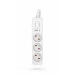 Prelungitor Kerg M02382 3 Earthed sockets - 1.5m power strip with 3x1,5mm2 cable, 16A