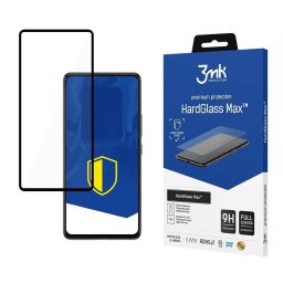 Sticla securizata 3MK HardGlass Max Black pentru Samsung Galaxy A53 5G, protectie completa ecran