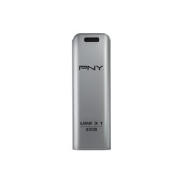 Memorie USB PNY ELITE STEEL 3.1 32GB, Citire 80MB/S, Scriere 20MB/S